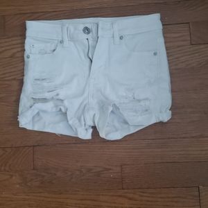 American Eagle white shorts